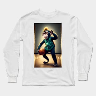 Monkey Basketball 6 Long Sleeve T-Shirt